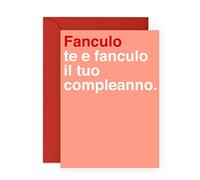 Central 23 Biglietto d'auguri maleducato per amico - Biglietto di compleanno divertente per uomo, donna - Biglietto esilarante per lui lei - Regalo di compleanno per fratello e sorella - con adesivi