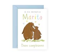 Central 23 Biglietto di auguri per il compleanno del marito - Ai miei fantastici orsi di marito - Biglietti di auguri per il partner - Biglietto di auguri per il compleanno della moglie - Regali