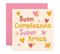 Central 23 Biglietto di auguri per il compleanno della tua migliore amica Buon compleanno, migliore amica - Regali per le migliori amiche e amiche strette, sorelle, sorelline, amiche