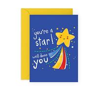 Central 23 Biglietto Di Auguri Per Ragazza O Ragazzo, You're A Star, Biglietto Di Congratulazioni Per Figlio, Figlia, Lui, Lei, Regalo Di Congratulazioni Per Uomini E Donne, Viene Fornito Con Adesivi