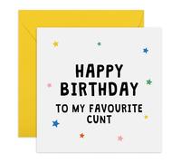 CENTRAL 23 Biglietto di compleanno per lui e lei, divertente biglietto di auguri per mamma, papà, papà, fratello, sorella, biglietto di auguri divertente per zia e zio, fornito con adesivi