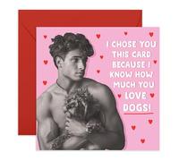 CENTRAL 23 Biglietto di compleanno per migliore amica, con scritta "I Chose You This Card Because ", divertente biglietto di compleanno per sorella Bestie Humor, regalo esilarante per donne, amiche,