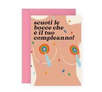 Central 23 Divertente biglietto di compleanno per donna - È IL TUO COMPLEANNO - auguri per lei - regalo per sorella - migliore amica - con adesivi