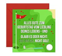 Central 23 Ehemann Geburtstagskarte Ehefrau Lustig Golf Männer Partner Couple Kommt Mit Aufklebern Geburtstagsgeschenk Witzig Von