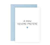 Central 23 Gendre Carte Anniversaire Félicitations Fête Des Pères Homme Lui Fils Meilleur Vient Avec Stickers Cadeau Anniversaire Cadeau Mignon Par