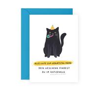 Central 23 Katzenmama Geburtstagskarte Lustig Tier Eltern Katzenliebhaber Mutter Frau Kommt Mit Aufklebern Geburtstagsgeschenk Niedliches Geschenk Von