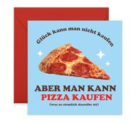 Central 23 Pizza Glück Karte Liebhaber Lustig Essen Feier Gruß Kommt Mit Aufklebern Geburtstagsgeschenk Jahrestagsgeschenk Von