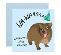 Central 23 Tarjeta Cumpleaños Graciosa Edad Divertida Amigos Tío Animal Viene Con Pegatinas Regalo Cumpleaños Lindo Regalo Por