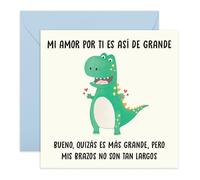 Central 23 Tarjetas de amor para San Valentín de mi novio - Dinosaurio de brazos cortos - Tarjeta de aniversario para mi esposa - Tarjeta de cumpleaños para mi novia - Regalos de Te amo para ella
