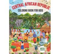 Central African republic coloring book for kids with facts