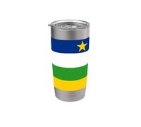 Central African Republic Flag Colors Central Africans Bicchiere termico in acciaio inox doppia parete