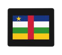 Central African Republic Flag Tappetino per Mouse Piccolo Mousepad Comodo Mouse Pad per Computer Ufficio Gaming 25X30Cm