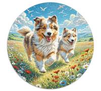 Central Asian Shepherd Dog 1000 Pezzis Puzzle Rotondo Per Adulti Animali Regali Educativi Per Bambini Puzzle Arte Idea Regalo Per Lei O Lui 1000pcs (67.5x67.5cm)