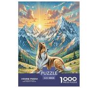 Central Asian Shepherd Dog Jigsaw Puzzle Impossible 1000 Pezzi Decorazione Per La Casa. Giochi Rilassamento E Intelligence Per Adulti E Bambini Da 12 Anni 38x26cm/1000pcs