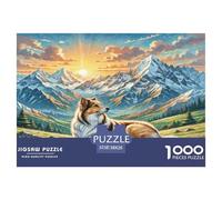 Central Asian Shepherd Dog Jigsaw Puzzle Impossible 1000 Pezzi Decorazione Per La Casa. Rilassamento E Intelligence Per Adulti E Bambini Da 12 Anni 38x26cm/1000pcs