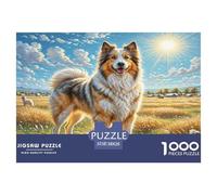 Central Asian Shepherd Dog Puzzle Impossible 1000 Pezzi Decorazione Per La Casa. Rilassamento E Intelligence Per Adulti E Ragazzi Da 14 Anni 38x26cm/1000pcs