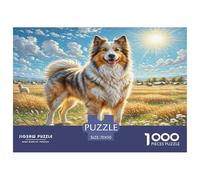 Central Asian Shepherd Dog Puzzle Intrattenimento Creativo 1000 Elementi Giochi Cute Animal Puzzle Relax Decorazione Perfetta Sfide Divertenti Per Adulti 70x50cm/1000pcs