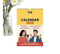 Central Business Department Calendar 2026 | 12-month Spiral Bound Home Organizer, Monthly Wall Calendars, For Friends Family Living Room Kitchen And Bedroom