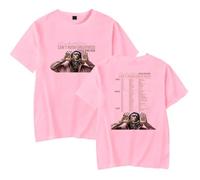 Central CEE Can't Rush Greatness Tour Tee Donna Uomo Girocollo Manica Corta T-Shirt Casual Streetwear Top, rosa, L