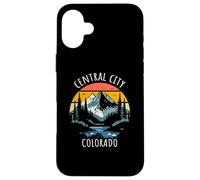 Central City, Colorado, USA, stile retrò, montagna, design Custodia per iPhone 16 Plus