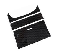 Central Control Storage Box Panel Trim Cover for Jaguar for F-Type 2013-2024, ABS Center Console Cup Holder Panel Interior Accessories for LHD Models(Carbon Fiber)