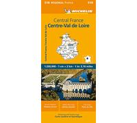 Central France-Centre Val de Loire: Straßen- und Tourismuskarte 1:200.000: 518