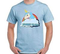 Central Intelligence T-Shirt Licorne The Rock Dwayne Johnson Hommes Dr&ocircle Haut Black L