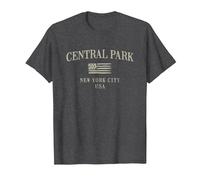 Central Park New York Maglietta, Uomo, Grigio Scuro, M