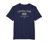 Central Park New York Maglietta, Uomo Taglie Grandi, Navy, 5X Tall