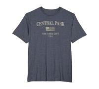 Central Park New York Maglietta, Uomo Taglie Grandi, Pervinca, 2X Tall