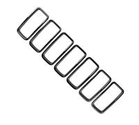 Centrale Anteriore Griglia Di Sfiato Per Jeep Per Renegade 2019 2020 2021 2022 Inserti Per Griglia Paraurti Anteriore Cornice Griglia Racing ABS Nero