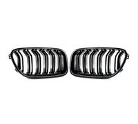 Centrale Anteriore Griglia Di Sfiato Per Serie 5 Per F10 Per F11 Per F18 Per M5 Griglie Paraurti Anteriori Doppie 2010-2016 Griglia Larga 520d 530d 540i 528i Nero Lucido Auto Griglia Anteriore Auto