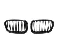 Centrale Anteriore Griglia Di Sfiato Per X3 Per F25 2010 2011 2012 2013 Paraurti Da Corsa Di Ricambio Per Auto 1 Paio Di Griglie Anteriori Nero Lucido Opaco Griglia Anteriore Auto(Carbon Look)