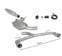Volkswagen Centrale anteriore in inox + Centrale inox + Tubo posteriore inox