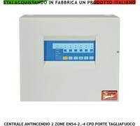 CENTRALE ANTINCENDIO GESTISCE ELETTROMAGNETI PER PORTE TAGLIA FUOCO R.E.I 24 V