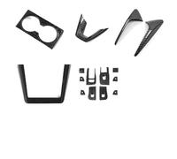 Centrale Console Decorazione Compatibile Con Tesla Per Model 3 2023 2024 4 Pezzi Copertura In Fibra Di Carbonio Lucida Per Pannello Cruscotto Accessori Per Console Centrale