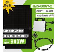 Centrale da balcone 900W impianto solare SolarDirect Panel + inverter Offgridtec