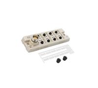 Centrale di collegamento ASBS-R 8/LED 5-4 M12 PIN: 5 femmine 4A -40-80°C IP65...