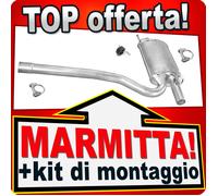 Centrale di Scarico per AUDI A4 (B5) 1.8 1.8T 3-Volumi Avant Marmitta