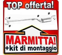 Centrale di Scarico per FORD FOCUS 1.8 16V 1998-2004 Marmitta