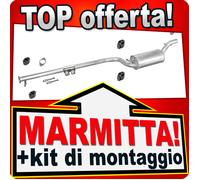 Centrale di Scarico per FORD FOCUS 1.8 DI TDDI TDCI 1998-2004 Marmitta