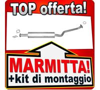 Centrale di Scarico per NISSAN PRIMERA 1.6 1.8 16V 05.2002-2007 Marmitta