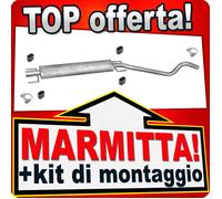 Centrale di Scarico per OPEL ASTRA H 1.6 1.8 CARAVAN dal 2004 Marmitta