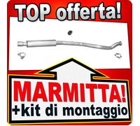 Centrale di Scarico per PEUGEOT 206 CC 2.0 16V 10.2000-2005 Marmitta