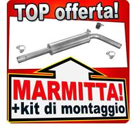 Centrale di Scarico per SEAT SKODA VW 1.9 SDI/TDI 1999-2009 Marmitta