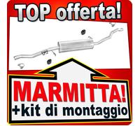 Centrale di Scarico per VW SHARAN 1.9 TDI 90/110/115 CV 95-10 Marmitta