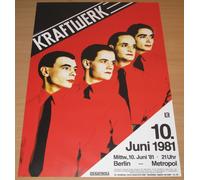 Centrale Elettrica Konzert Poster 1981 Berlino Metropol " Uomo Robot " Originale