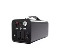 Centrale elettrica portatile, 2 pezzi 180W stazione di alimentazione portatile generatore solare banca di emergenza for casa campeggio ,Power Station Portatileper Campeggio, Viaggio(Black,220v)