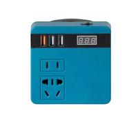 Centrale elettrica portatile, inverter a batteria, Trasformatore convertitore di potenza con display corrente, Adattatore per caricabatterie Presa alimentata a batteria per campeggio all'aperto