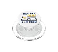 Centrale nucleare - L'energia nucleare è la scienza del futuro PopSockets PopGrip per MagSafe